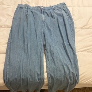 Lightweight denim trousers